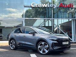 Grey Used 2024 Audi Q4 e-tron Black Edition SUV | £42,990 (Fair price)