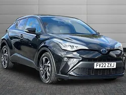 Eclipse black Used 2022 Toyota C-HR Design SUV | £21,750 (Fair price)