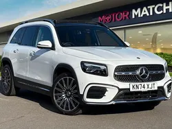 White Used 2024 Mercedes GLB200 AMG line SUV | £37,000