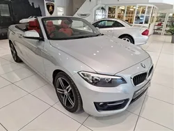 Iridium silver metallic Used 2016 BMW 220 Sport Line Cabriolet | £11,495 (Fair price)