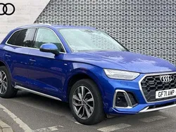 Blue Used 2021 Audi Q5 S-Line SUV | £29,325 (Fair price)