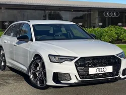 White New 2024 Audi A6 Black Edition Estate | £50,315 (Fair price)