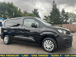 Black Used 2022 Peugeot Partner Premium MPV | £8,500 (Fair price)
