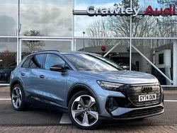 Blue Used 2024 Audi Q4 e-tron Black Edition SUV | £41,750 (Expensive)