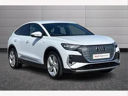 White New 2025 Audi Q4 Sportback e-tron S-Line SUV | £39,395 (Super price)