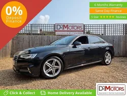 Black Used 2017 Audi A4 S-Line Sedan | £11,840 (Fair price)