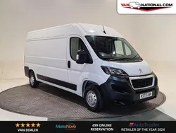 White Used 2023 Peugeot Boxer Premium Van | £17,390 (Fair price)