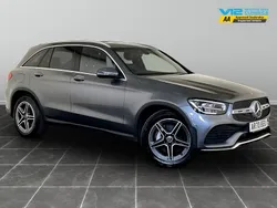 Grey Used 2021 Mercedes GLC300 AMG line Estate | £20,595 (Fair price)
