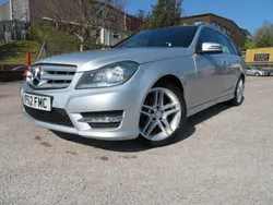 Silver Used 2012 Mercedes C180 AMG Estate | £7,995 (Fair price)