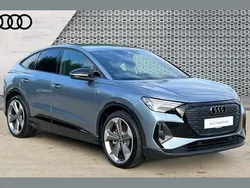 Blue Used 2024 Audi Q4 Sportback e-tron Black Edition SUV | £35,290 (Good price)