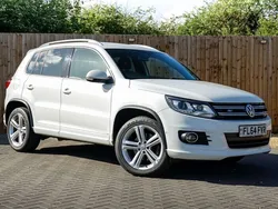White Used 2014 VW Tiguan R-line SUV | £8,995 (Fair price)