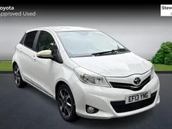White Used 2013 Toyota Yaris Trend Hatchback | £5,450 (Fair price)