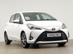 White Used 2019 Toyota Yaris Hatchback | £9,998 (Fair price)