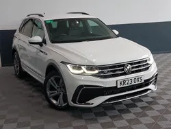 White Used 2023 VW Tiguan R-line Edition SUV | £27,498 (Fair price)