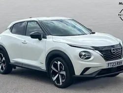 Pearl storm white Used 2023 Nissan Juke Tekna SUV | £20,398 (Fair price)