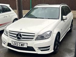 White Used 2012 Mercedes C250 Estate | £5,490 (Expensive)