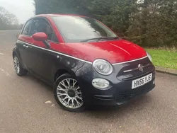Black/red Used 2016 Fiat 500 Pop Star Hatchback | £4,490 (Fair price)