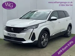 White Used 2021 Peugeot 5008 Allure Premium MPV | £13,250 (Fair price)