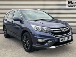 Metallic twilight blue Used 2016 Honda CR-V SE Plus SUV | £13,827 (Fair price)