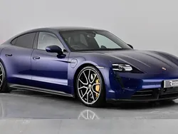 Gentian blue Used 2022 Porsche Taycan Performance Package Sedan | £64,995 (A bit pricey)