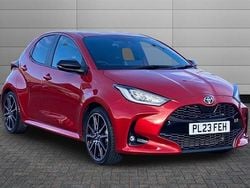 Scarlet flare Used 2023 Toyota Yaris Hybrid Sport Hatchback | £20,550 (A bit pricey)