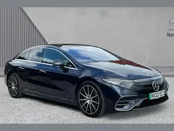 Blue Used 2022 Mercedes EQS450+ AMG Line Premium Sedan | £48,980