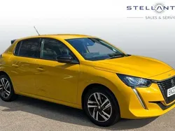 Yellow Used 2022 Peugeot 208 Allure Premium Hatchback | £15,281 (Good price)