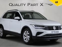 White Used 2021 VW Tiguan Life SUV | £15,140 (Good price)
