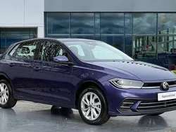 Vibrant violet metallic Used 2024 VW Polo Style Hatchback | £18,427 (Fair price)