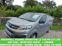 Grey Used 2022 Vauxhall Vivaro Sportive Van | £15,599 (A bit pricey)