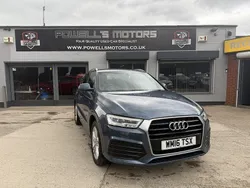Blue Used 2016 Audi Q3 S-Line SUV | £8,495 (Fair price)