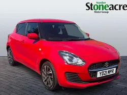 Red Used 2021 Suzuki Swift SZ-L Hatchback | £11,995 (Fair price)