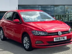 Flash red Used 2018 VW Polo SE Hatchback | £11,757 (Fair price)