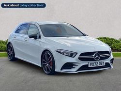White Used 2022 Mercedes A35 AMG Premium Hatchback | £29,160 (Fair price)