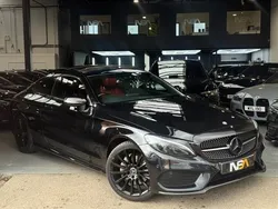 Black Used 2016 Mercedes C220 AMG line Coupe | £13,995 (Expensive)