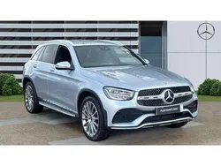Silver Used 2022 Mercedes GLC220 AMG Line Premium SUV | £34,676 (A bit pricey)