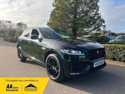 Black Used 2020 Jaguar F-Pace Chequered Flag SUV | £17,495 (Fair price)