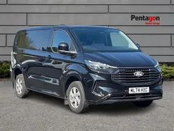 Black Used 2024 Ford Transit Custom Limited Van | £25,495 (Fair price)