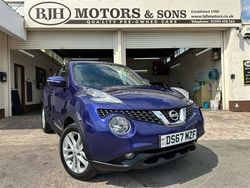 Blue Used 2017 Nissan Juke N-Connecta SUV | £8,995 (Fair price)