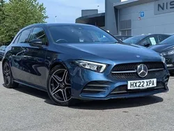 Blue Used 2022 Mercedes A180 Executive Hatchback | £20,490 (Fair price)