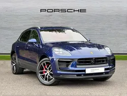 Blue Used 2021 Porsche Macan S SUV | £54,950 (A bit pricey)
