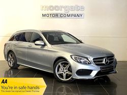 Silver Used 2014 Mercedes C220 AMG Line Premium Estate | £9,750 (Expensive)