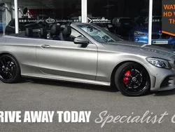 Silver Used 2020 Mercedes C200 AMG line Cabriolet | £25,000 (Expensive)