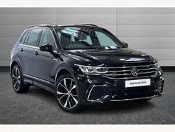 Black Used 2022 VW Tiguan R-line SUV | £27,950 (Fair price)