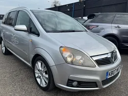 Silver Used 2007 Vauxhall Zafira Design Edition MPV | £1,800 (Fair price)