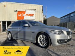 Silver Used 2015 BMW 520 Luxury Line Estate | £7,975 (Fair price)