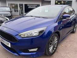 Blue Used 2018 Ford Focus ST-Line Hatchback | £7,980 (Fair price)