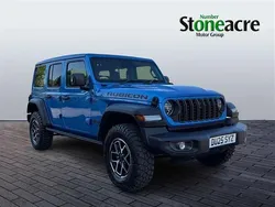 Blue Used 2025 Jeep Wrangler Rubicon SUV | £54,000 (Expensive)