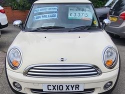 White Used 2010 Mini ONE Hatch Hatchback | £3,375 (Fair price)