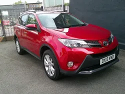 Red Used 2013 Toyota RAV4 SUV | £10,995 (Fair price)